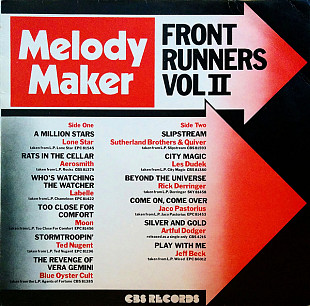 Various - Melody Maker Front Runners Vol II (1976) VG+ Promo Sampler