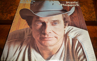 Раритетная (RARE) Виниловая Пластинка (Made in USA) =MERLE HAGGARD= 1980 "Back To The Barrooms"