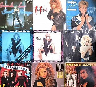 K-14 Amanda Lear Tina Turner -Samantha Fox- C.C. Catch Kim Wilde винил