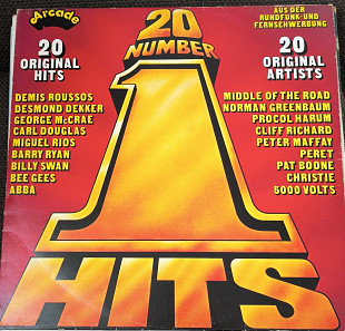 Вінілова платівка 20 Number 1 Hits (Arcade Records, 1976) Germany