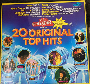 Вінілова платівка 20 Original Top Hits (1975) LP Німеччина, ABBA, Elton John