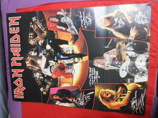 Iron Maiden Metal Attack poster A4X8 1990