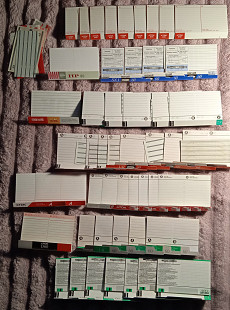Вкладки до касет TDK A B D, Maxell UR, SXI