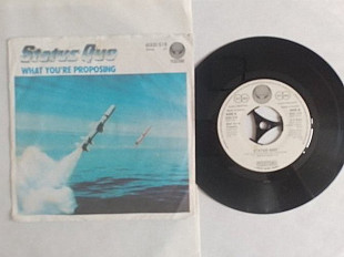 Status Quo What youre proposing/A B Blues. single