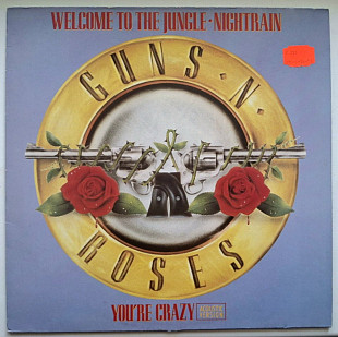 Guns N' Roses - Welcome To The Jungle - 1987. (EP). 12. Vinyl. Пластинка. Germany.