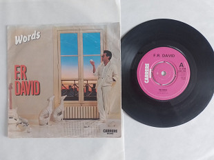 F.R.David Worlds/Wheh the sun goes down. single