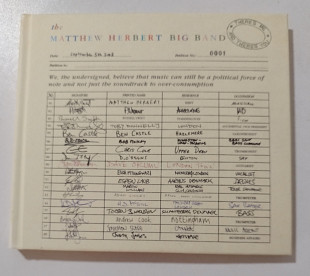 CD THE MATTHEW HERBERT BIG BAND 2008 There's Me And There's You (Germany)