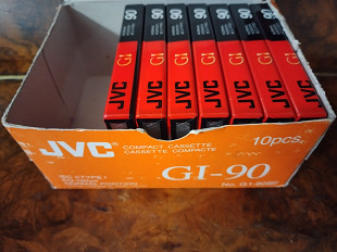 Аудиокассеты (RARE): Vintage Cassete (New!) =JVC GI-90= (7-шт//EUR)