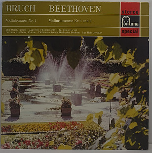 Bruch / Beethoven... – Violinkonzert Nr. 1 / Violinromanzen Nr. 1 Und 2 LP 12" (Прайс 50246)