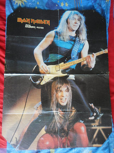 Iron Maiden / Lee Aaron.Lita Ford.Darby Mills ( A4x8 Metal Hammer 1985)