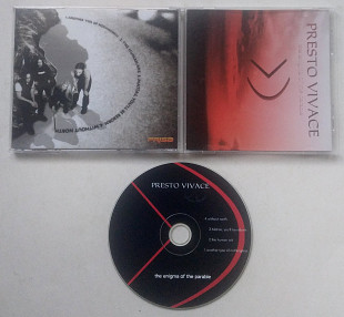 Presto Vivace - The Enigma of the Parable CD фірмовий Progressive metal Brazil