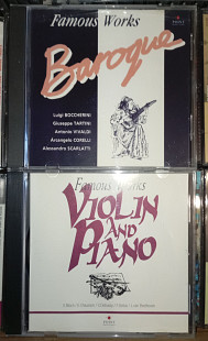 Cd з серії Famous Works 2шт.одним лотом.