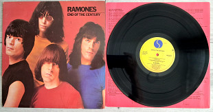 RAMONES ( PUNK ROCK ) END OF THE CENTURY ( SIRE SRK 6077 A1/B1 STRAWBERRY ) 1980 ENGL