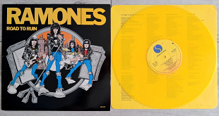 RAMONES ( PUNK ROCK ) ROAD TO TURN ( SRK 6063 A1/B1 ALLEN ) Yellow Translucent VINYL 1978 ENGL