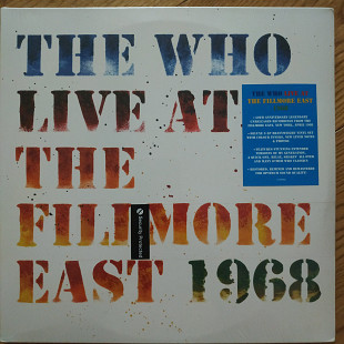 The Who Live at the Fillmore East 1968 EU first press 3 lp vinyl
