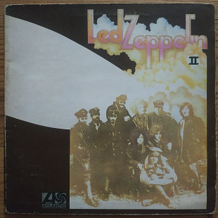 Led Zeppelin II UK press lp vinyl red plum