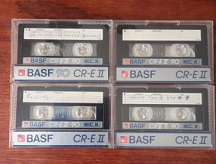 Аудиокассеты BASF 90 CR-E- II , 4 шт., Германия