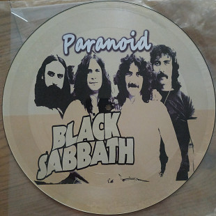 Black Sabbath Paranoid promo maxi single picture vinyl single sided