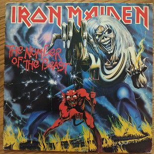 Iron Maiden The Number Of The Beast UK first press lp vinyl