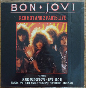 Bon Jovi Red, Hit and 2 Parts Live EU first press limited edition red vinyl