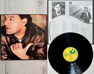 DAVID GILMOUR ( PINK FLOYD ) ABOUT FACE ( EMI / HARVEST 1C064 2400791 A02/B02 ) 1984 GERMANY