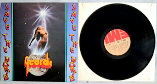 GEORDIE ( BRIAN JOHNSON - AC/DC ) SAVE THE WORLD ( EMI EMC 3134 YAX.5149-1 / YAX.5150-1 ) 1976 GT B