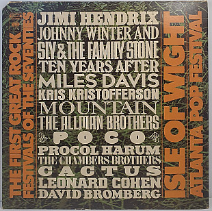 Various – The First Great Rock Festivals Of The Seventies - Isle Of Wight... 3LP 12" USA
