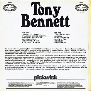 Tony Bennett - When I Fall In Love (1973) NM-