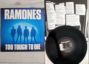 RAMONES ( PUNK ROCK ) TOO TOUGH TO DIE ( BEGGARS BANQUET BEGA 59 A1/B1 ) 1985 UK