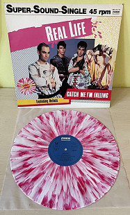Real Life – Catch Me I'm Falling (Цветной мраморный винил) (45 RPM, Single), 1984, INT 127.712, Ge
