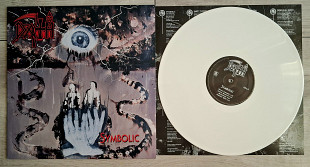 DEATH SYMBOLIC ( METAL BLADE 3984-15312-1 A/B ) WHITE VINYL , 2014 REISSUE 1995 US