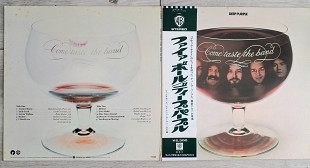 DEEP PURPLE COME TASTE THE BAND ( WB P-10066 W1/W2 ) G/F with Insert OBI REPLICA 1975 JAPAN