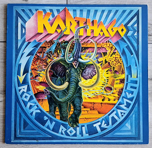 KARTHAGO ROCK'N'ROLL TESTAMENT ( BELLAPHON / BACILUS BLPS 19201Q A/B ) DIE CUT G/F COVER 1974 GER