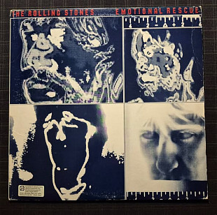 The Rolling Stones 80 "Emotional Rescue" Giga Poster USA Sleeve Vg+/Vinyl Nm