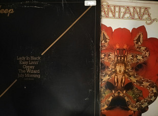 Пластинки- Uriah Heep, Santana одним лотом 2шт.