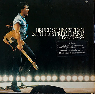 Bruce Springsteen & The E-Street Band - Live 1975-85 (1986) VG+ 5×LPs