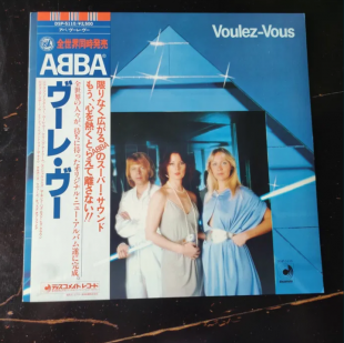 Вінілові платівки ABBA – Voulez-Vous (Japan, 1979) вініл LP, OBI, вкладки, оригінал