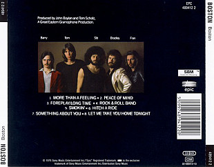 BOSTON CD «Boston» ℗1976