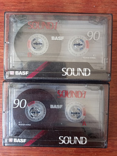 Аудиокассеты BASF SOUND 90 , 2 шт.