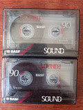 Аудиокассеты BASF SOUND 90 , 2 шт.
