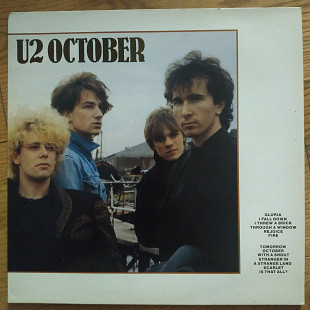 U2 October UK first press lp vinyl