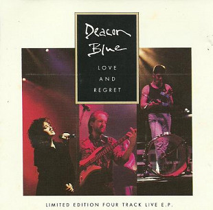 Deacon Blue - Love And Regret (Live) (1989) VG+ EP Limited Edition