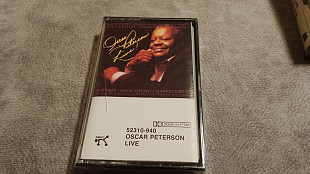 Oscar peterson - live! запечатанная американская кассета 1990 года
