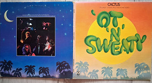 CACTUS ( CARMINE APPICE , TIM BOGART ) ON STAGE IN PUERTO RICO IN THE STUDIO ( ATCO SD 7011 A/B ) G/