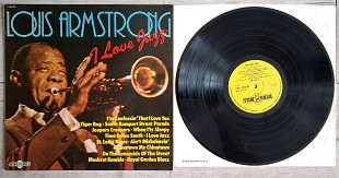 LOUIS ARMSTRONG I LOVE JAZZ ( WIND MILL WMD 266 A1/B1 ) 1976 ENGL EX+ NM LOUIS ARMSTRONG & BIN