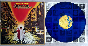 SUPERMAX WORLD OF TODAY ( ATLANTIC 50423 A/B ) BLUE VINYL 1977 GERMANY