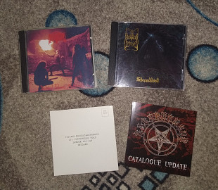 2CD Dimmu Borgir and Immortal, black metal death thrash viking nsbm dsbm vinyl tape