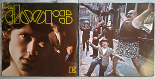 THE DOORS THE DOORS / STRANGE DAYS 2 LP ( ELEKTRA ELK 62 013 ) REISSUE 1967 GER V