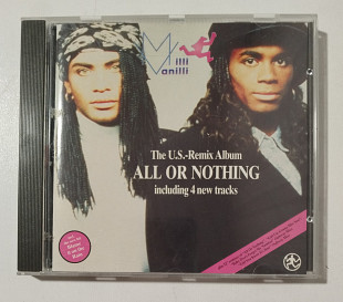 CD MILLI VANILLI 1989 All Or Nothing - Germany