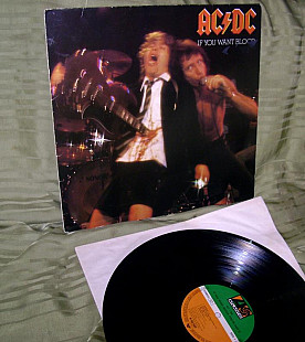AC / DC IF YOU WANT BLOOD 1978 Atlantic GEMA EX - / NM